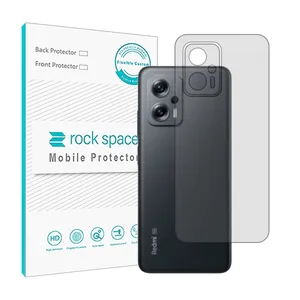 Transparent Rockspace HyGEL phone back protector suitable for Xiaomi Redmi Note 11T Pro mobile phone