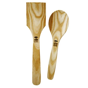 ست قاشق و کفگیر چوبی وودلندزون مدل میگل