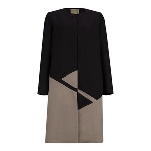 مانتو زنانه السانا مدل آرنوشا کد 216578 رنگ مشکی