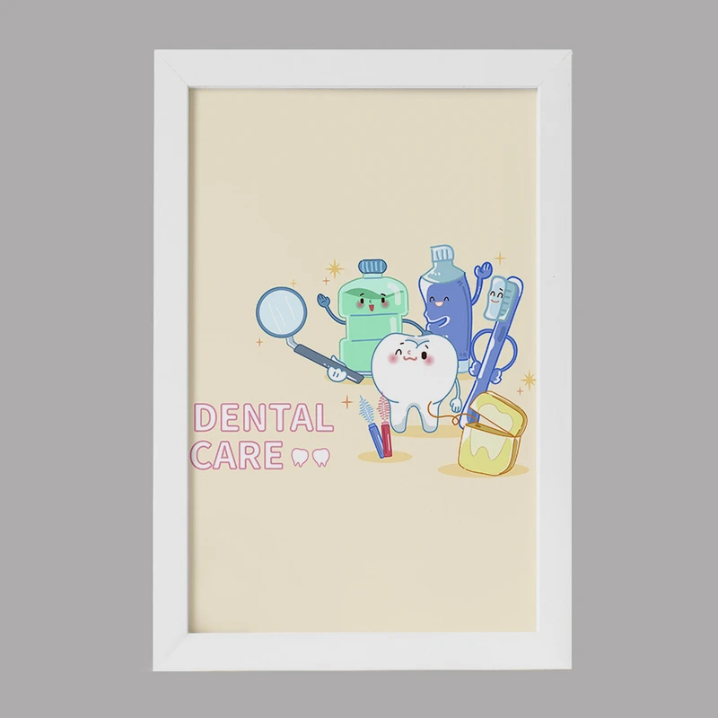 تابلو کودک خندالو مدل دندان و دندان پزشکی کودکانه کد 36716