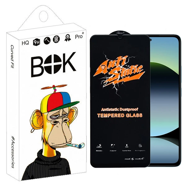 محافظ صفحه نمایش آنتی استاتیک بوک مدل Lumora مناسب برای گوشی موبایل شیائومی Redmi note 14s