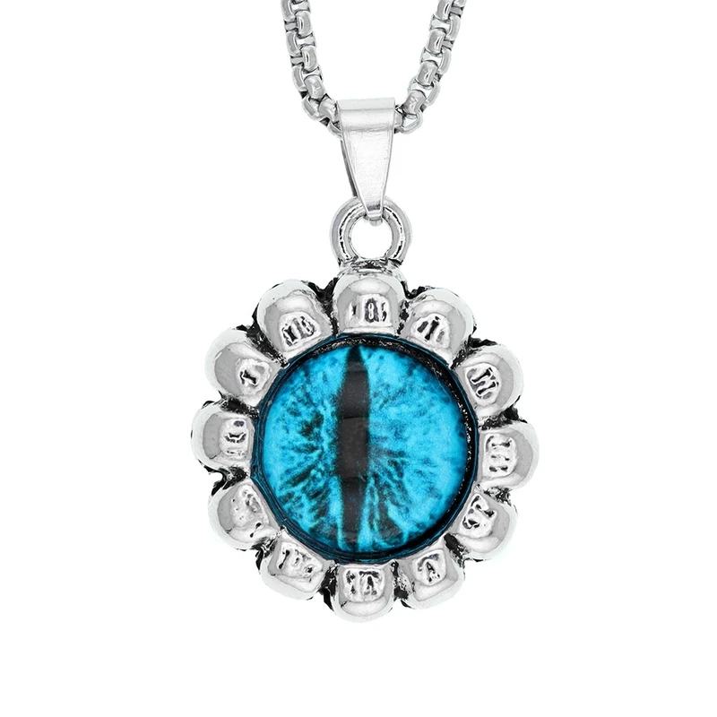 گردنبند مردانه برانت مدل چشم اژدها