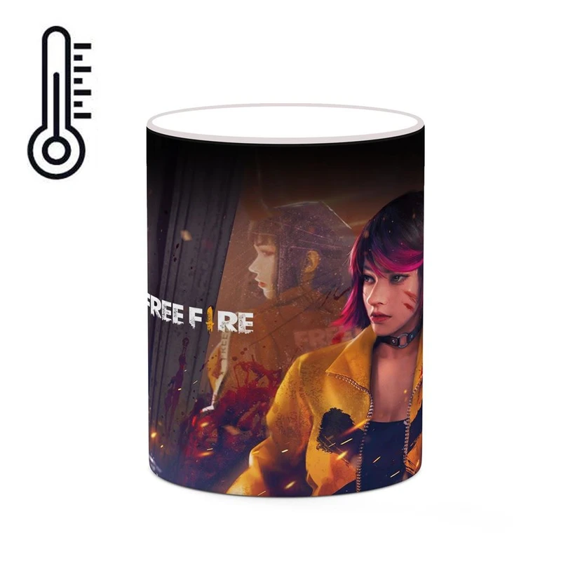 ماگ حرارتی کاکتی مدل بازی Garena Free Fire کد mgh28618