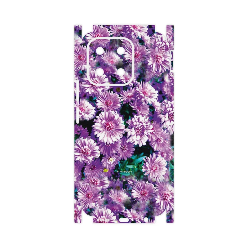 برچسب پوششی ماهوت مدل Purple_Flower-FullSkin مناسب برای گوشی موبایل آنر X6b