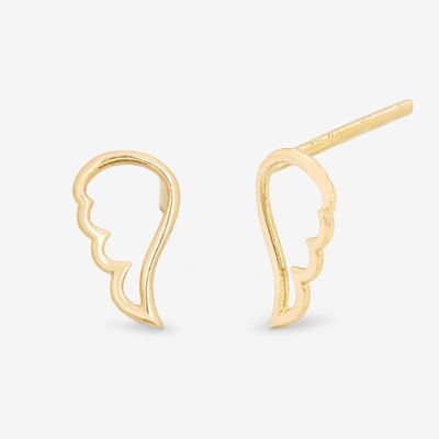 گوشواره میخی طلا 18 عیار زنانه حافا گلد مدل mk617