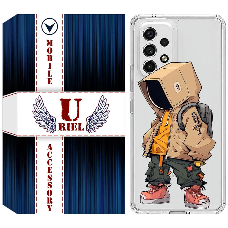 کاور یوریل مدل Clear کد 39 طرح پسر مناسب برای گوشی موبایل سامسونگ Galaxy A52 / A52s