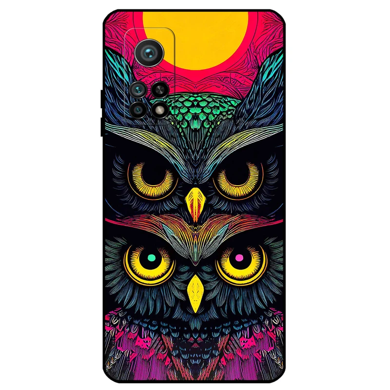 کاور مگافون طرح جغد مدل 1904 مناسب برای گوشی موبایل شیائومی Mi 10T / 10T Pro 