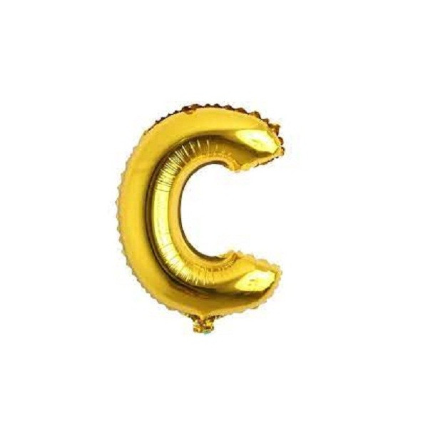      بادکنک فویلی طرح حروف انگلیسی مدل C