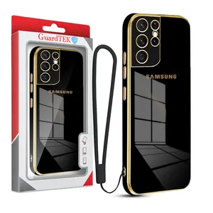   کاور گاردتک مدل Myca2 مناسب برای گوشی موبایل سامسونگ Galaxy S21 Ultra Logo Strap به همراه بند