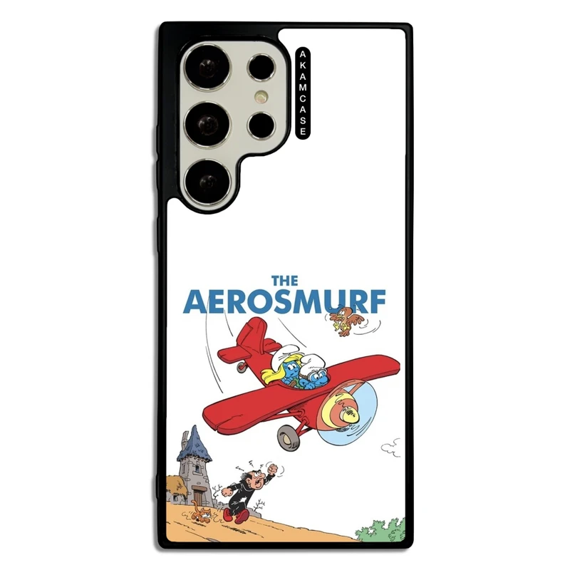 کاور آکام مدل AMC-WSGS23U-SMURFS-23 مناسب برای گوشی موبایل سامسونگ Galaxy S23 Ultra