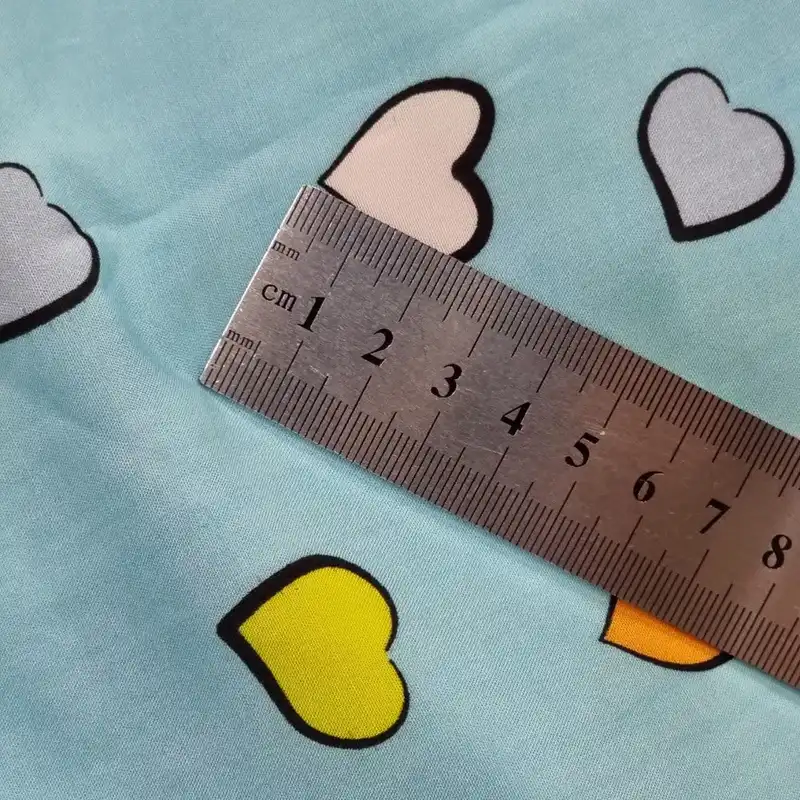 پارچه لباس مدل کودری نخی طرح قلب عروسکی