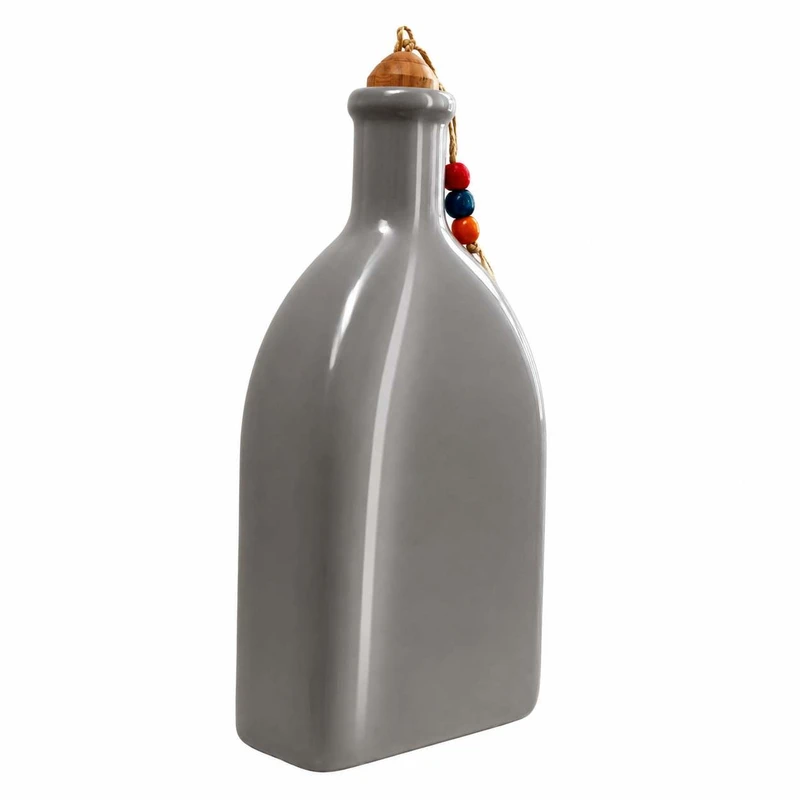 بطری سرامیکی مدل درب چوبی K3