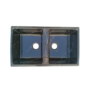 سینک ظرفشویی گرانیت توکار دو لگنه مدل SG-BW2V