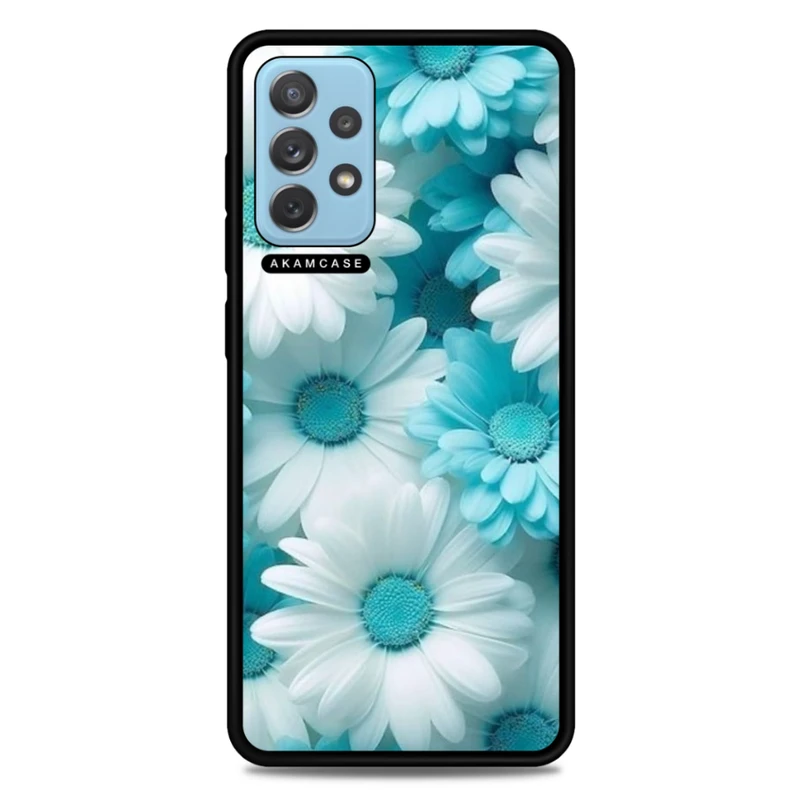 کاور آکام مدل AMC-WSGA72-FLOWERS-43 مناسب برای گوشی موبایل سامسونگ Galaxy A72