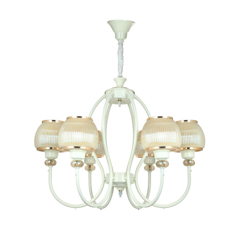 لوستر 6 شعله چشمه نور کد N2400/6CR