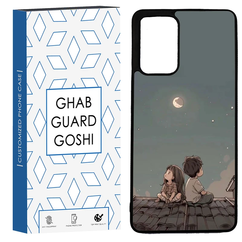 کاور قاب گارد گوشی طرح پسر و دختر کد TPU-183 مناسب برای گوشی موبایل سامسونگ Galaxy A72