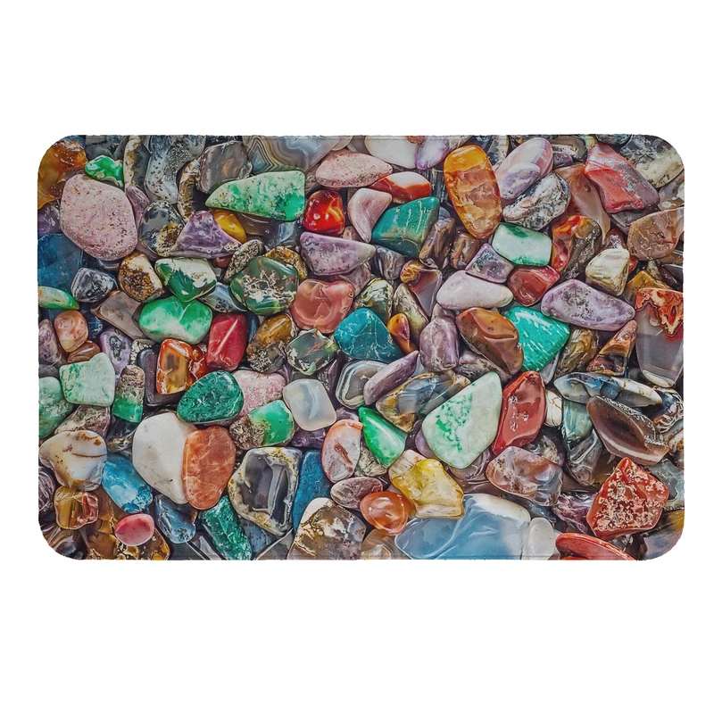 پادری طرح سنگهای رنگی کد 5243 سایز 110 × 80 سانتی متر