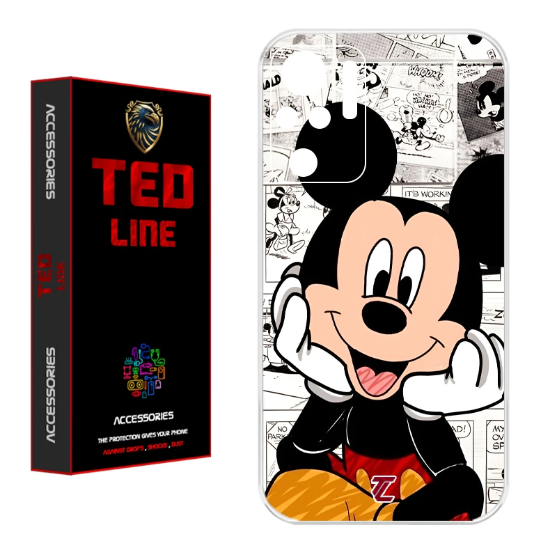 کاور تدلاین طرح میکی موس کد 1151 مناسب برای گوشی موبایل شیائومی Redmi Note 10 4G / Note 10S / Poco M5S