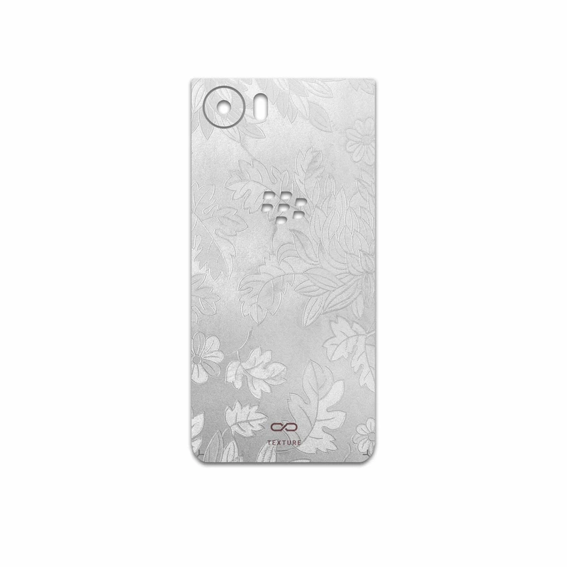 برچسب پوششی ماهوت مدل Silver-Wildflower مناسب برای گوشی موبایل بلک بری KEYONE