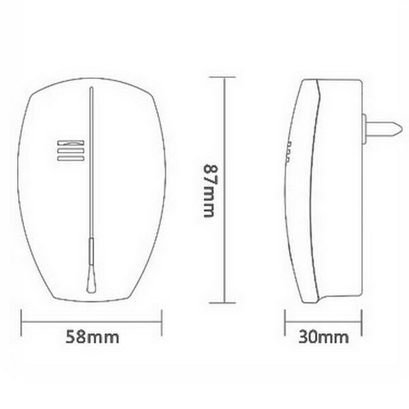 زنگ بی سیم مدل CC27W مجموعه 3 عددی