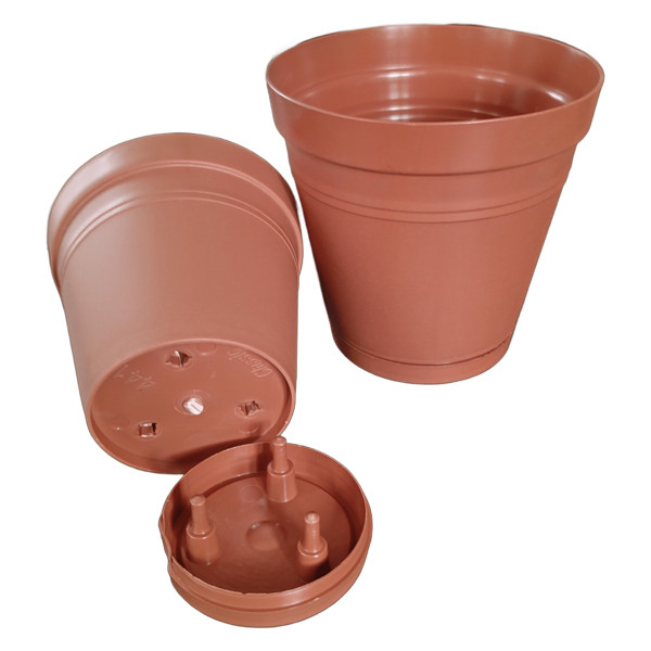 گلدان مدل پلاستیکی کد 44 مجموعه 5 عددی