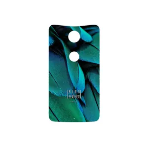 MAHOOT Green Feather Cover Sticker for Google Nexus 6