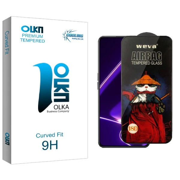 محافظ صفحه نمایش کولینگ مدل Olka Airbag مناسب برای گوشی موبایل ریلمی GT Neo 5 SE