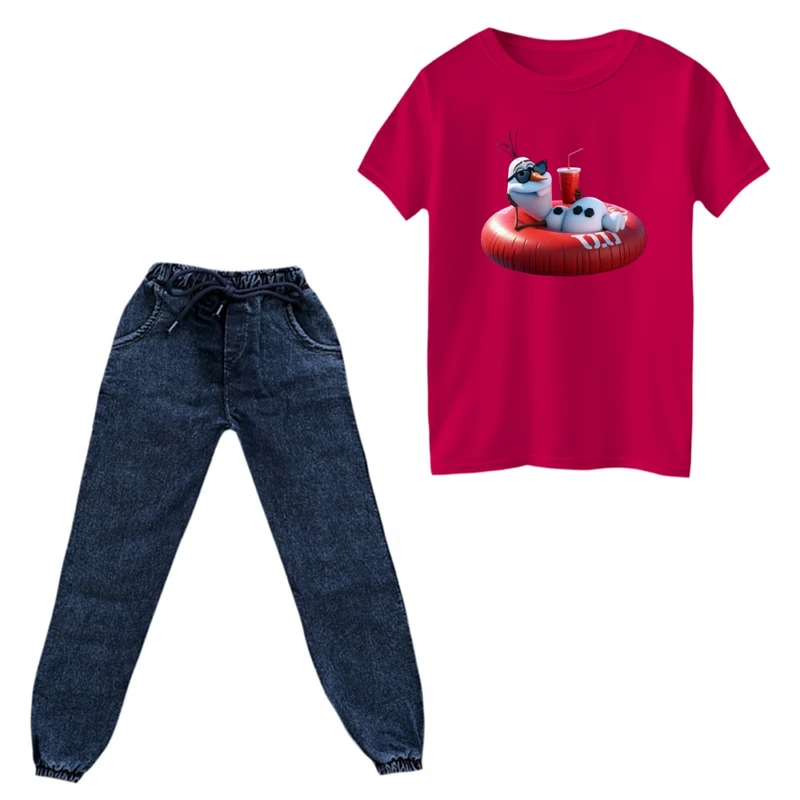 ست تی‌شرت و شلوار پسرانه کد 10