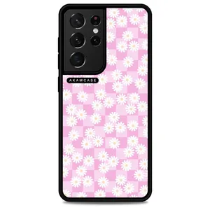 AKAM AMC-WSGS21U-FLOWERS7 Cover For Samsung Galaxy S21 Ultra