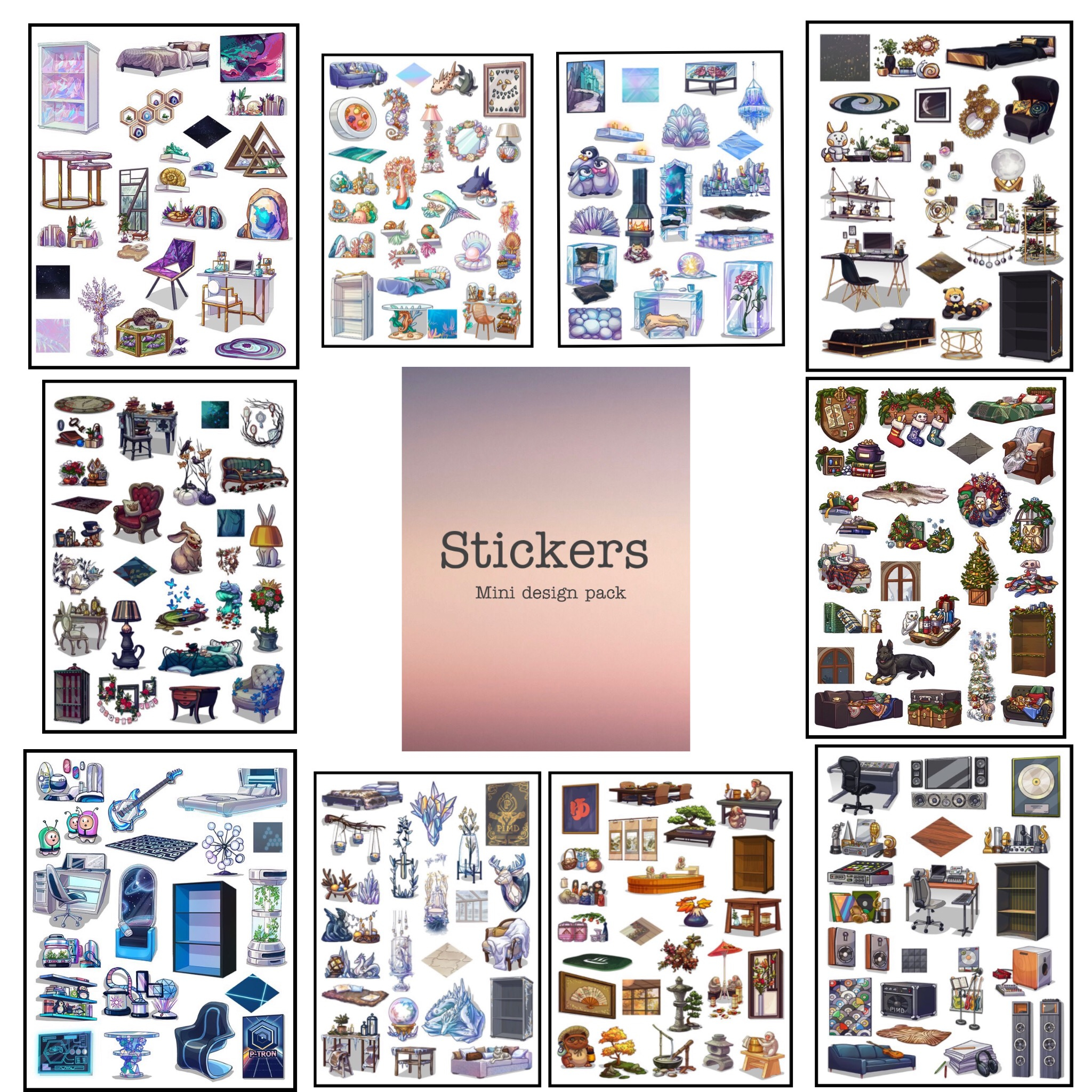 برچسب مدل خانه کد 02 مجموعه 10 عددی