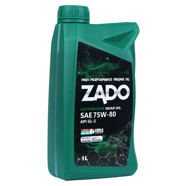 روغن دنده خودرو زادو مدل SAE 75W-80/GL5 حجم 1 لیتر