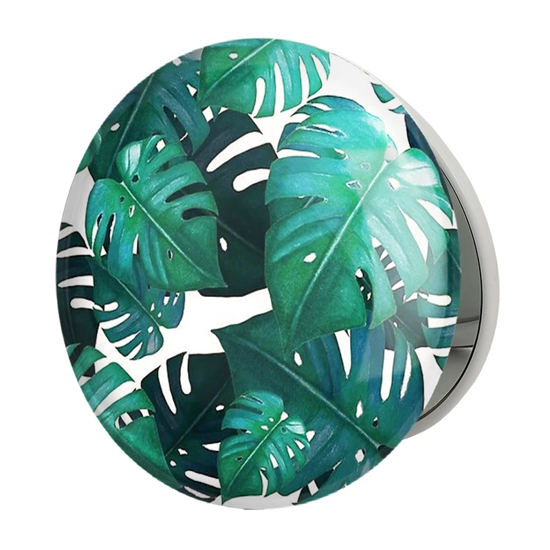 آینه جیبی خندالو طرح برگ انجیری مدل تاشو کد 28960