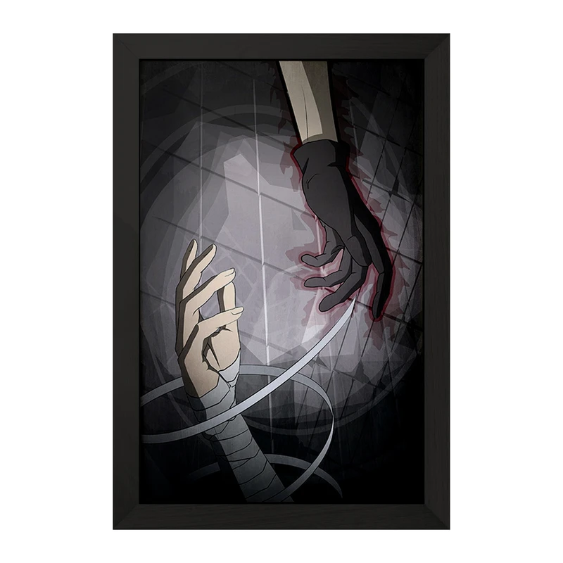 تابلو خندالو مدل انیمه سگ های ولگرد بانگو کد F2382