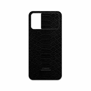 MAHOOT Black-Snake-Leather Cover Sticker for Xiaomi Poco M3