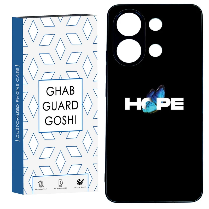 کاور قاب گارد گوشی طرح hope کد TPU-292 مناسب برای گوشی موبایل شیائومی REDMI NOTE 13 4G