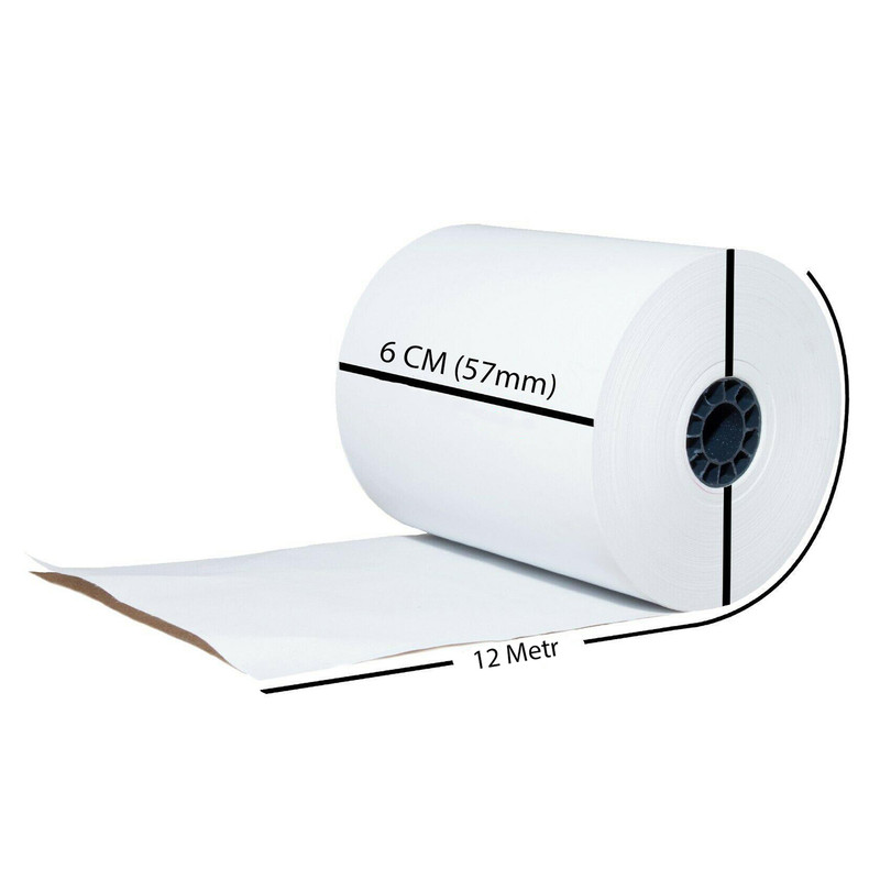 کاغذ پرینتر حرارتی مدل POS بسته 21 عددی