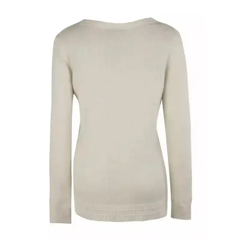 پلیور زنانه جوتی جینز مدل یقه هفت کد 1221105 رنگ بژ