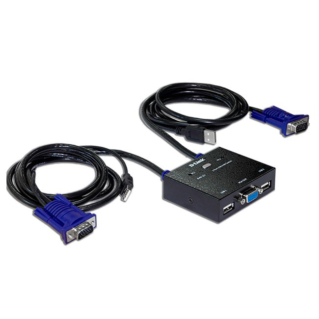 سوییچ 2 پورت DKVM دی-لینک مدل KVM-221 3