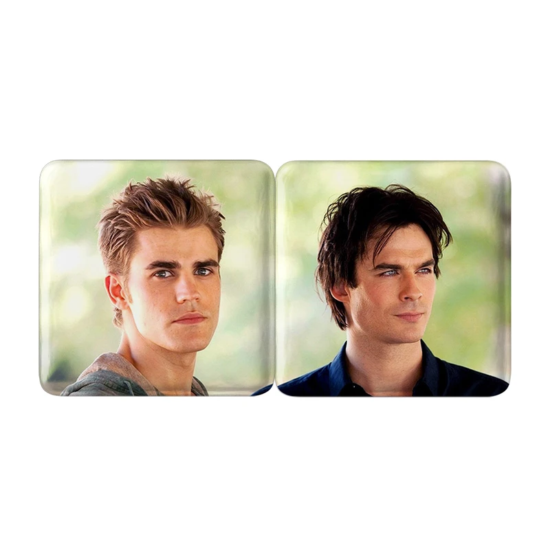 مگنت خندالو مدل دیمون و استفان خاطرات یک خون آشام The Vampire Diaries کد A208 مجموعه 2 عددی
