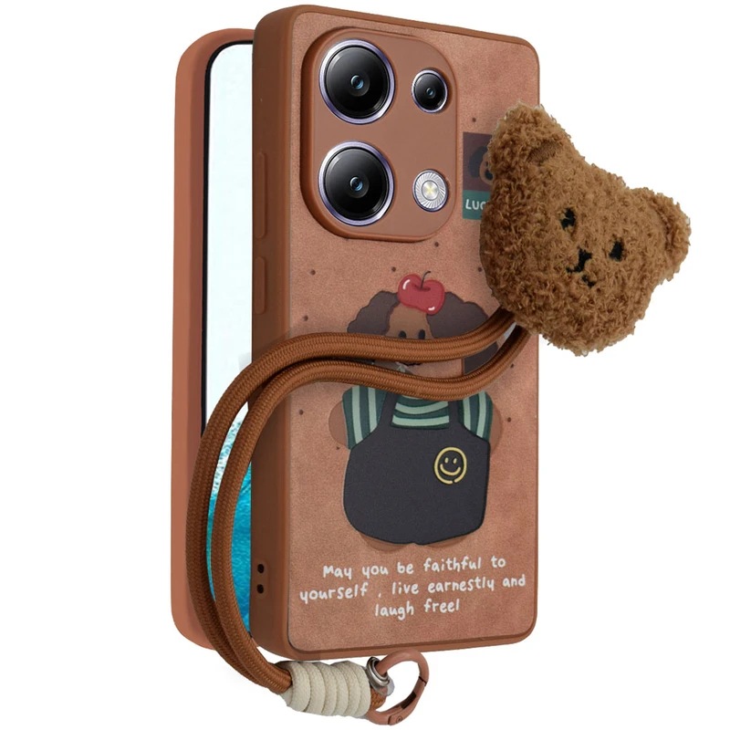 کاور مدل Doxie Grip مناسب برای گوشی موبایل شیائومی Redmi Note 13 Pro 4Gبه همراه بند آویز