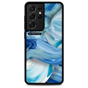 AKAM AMC-WSGS21U-MARBLE-19 Cover For Samsung Galaxy S21 Ultra