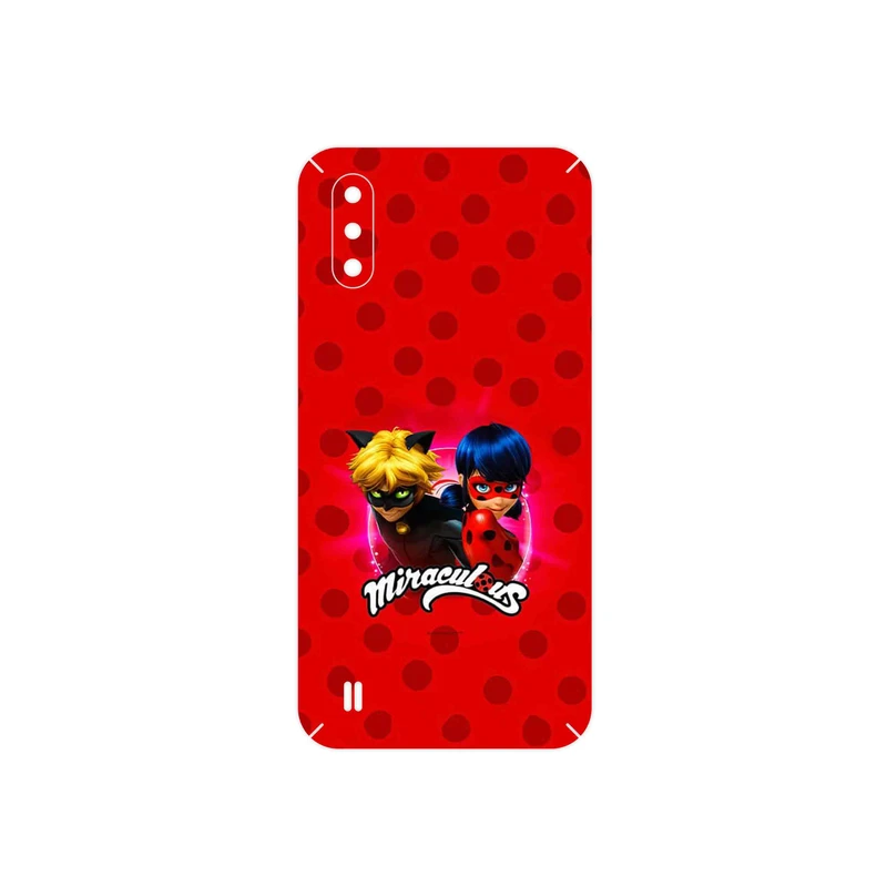 برچسب پوششی ماهوت مدل Ladybug and Cat Noir مناسب برای گوشی موبایل سامسونگ Galaxy M01