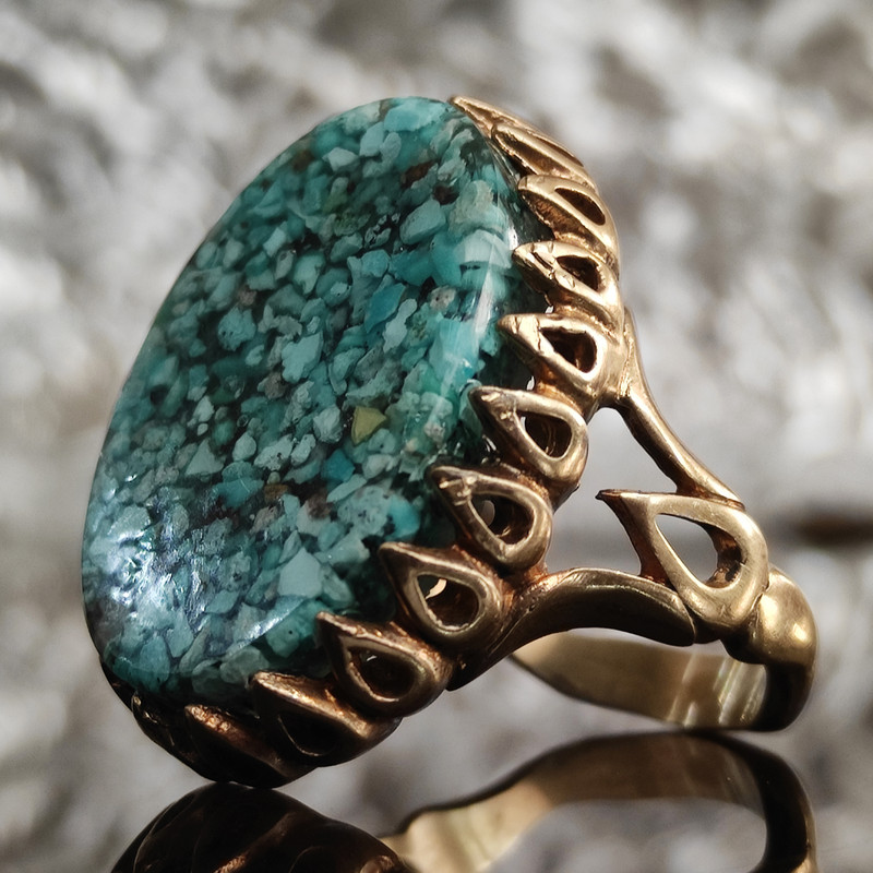 انگشتر مردانه مدل فیروزه کد GL088 انگشتر مردانه مدل فیروزه کد GL088