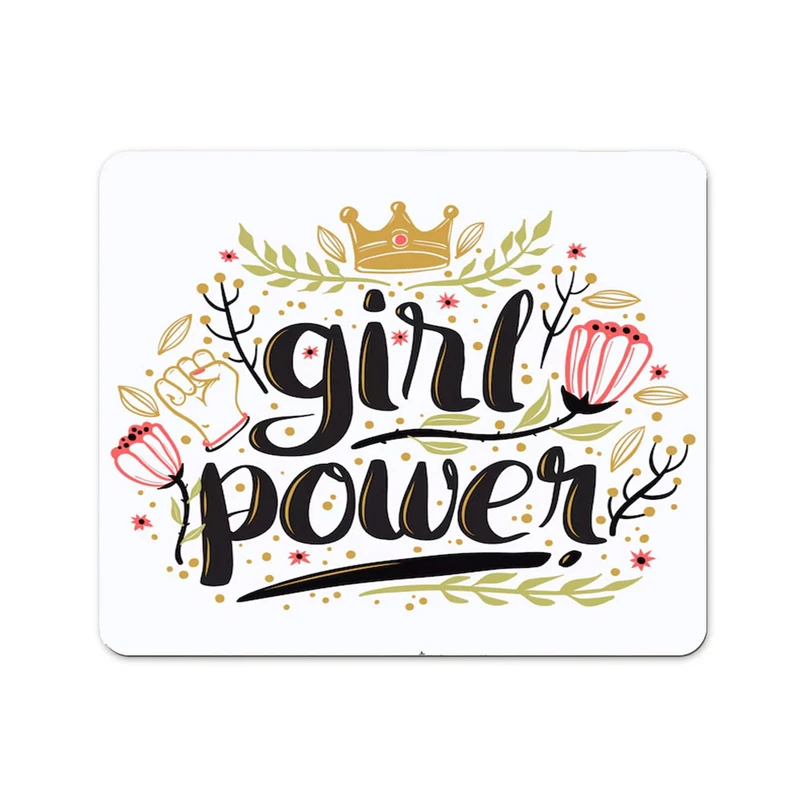 ماوس پد مدل قدرت دخترانه girl power کد 046
