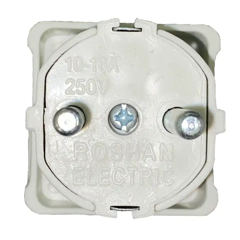 دوشاخه برق روشن الکتریک مدل مربع بسته 4 عددی