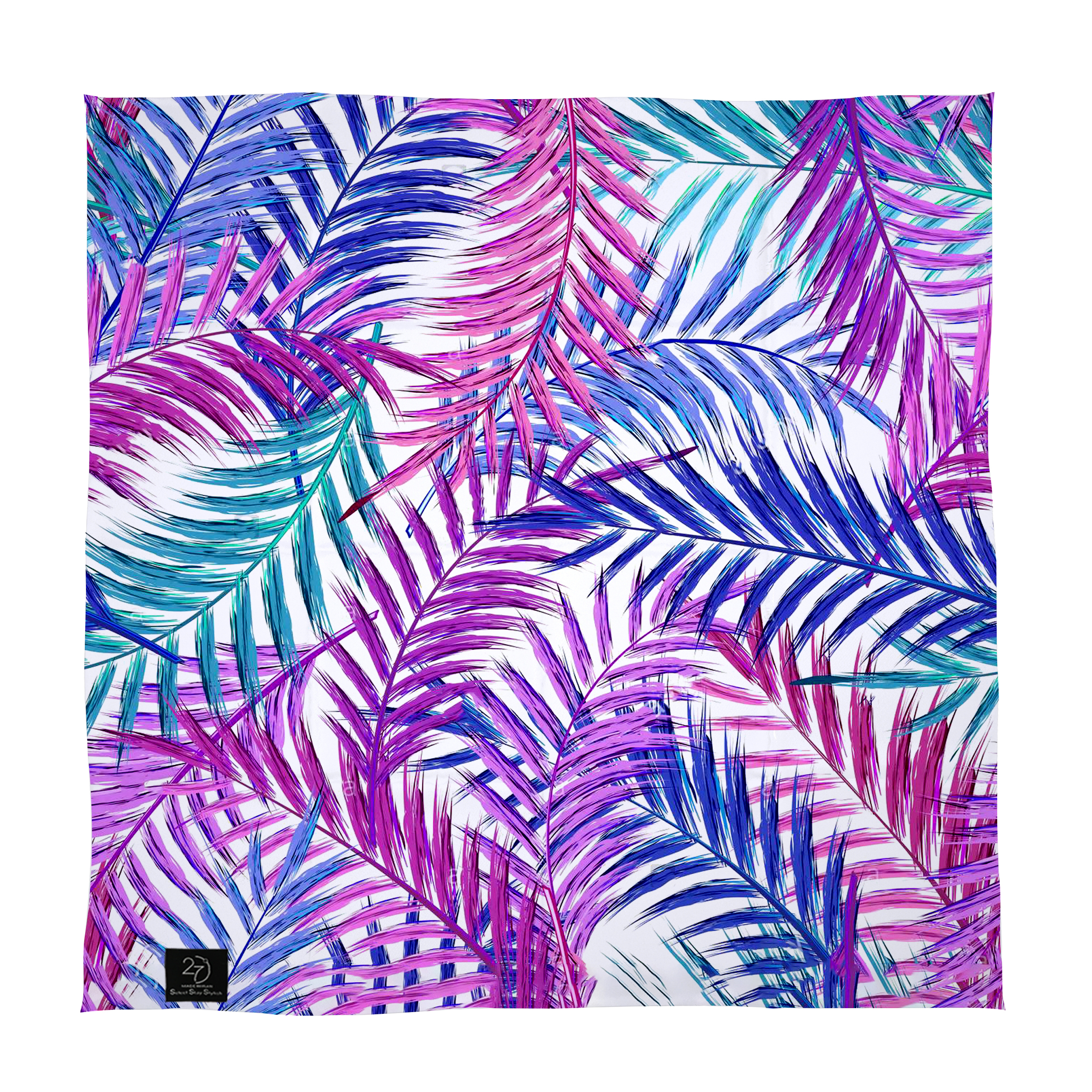  دستمال سر و گردن 27 طرح برگ کد H02