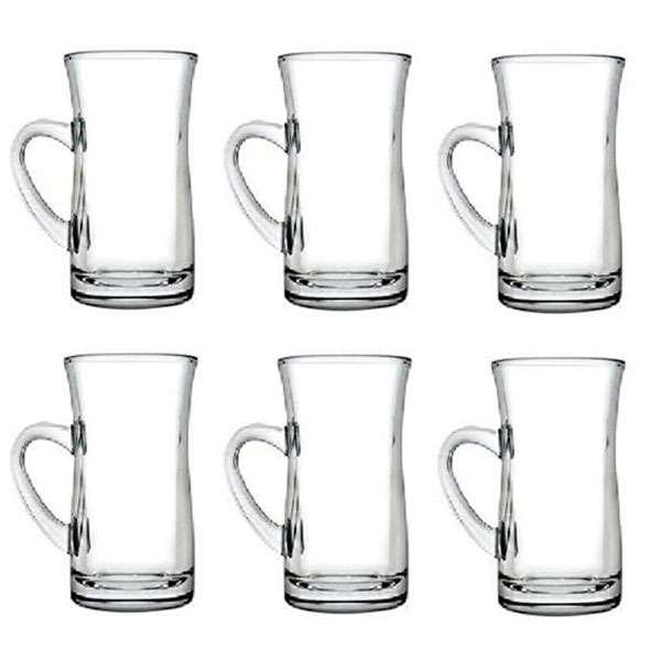 استکان پاشاباغچه مدل Mila کد 55613 مجموعه شش عددی