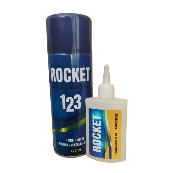 چسب 123 روکت مدل bullding materials بسته 10 عددی