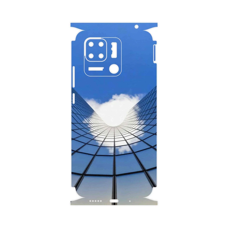 برچسب پوششی ماهوت مدل Glass skyscraper-FullSkin مناسب برای گوشی موبایل شیائومی Redmi 10 Power