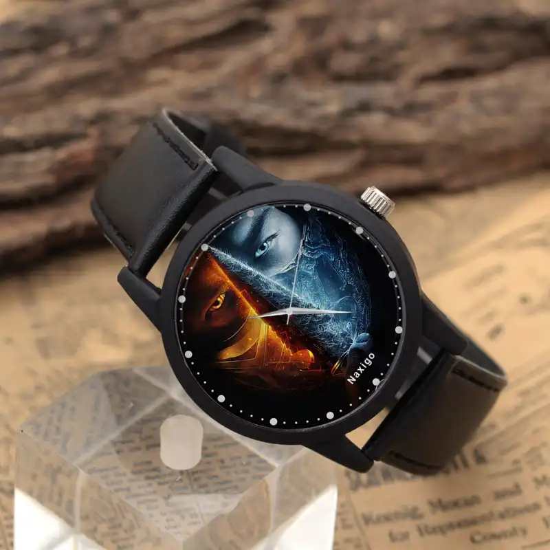 ساعت مچی عقربه ای ناکسیگو مدل Mortal Kombat کد LF6770